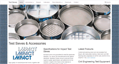 Desktop Screenshot of impact-test.com